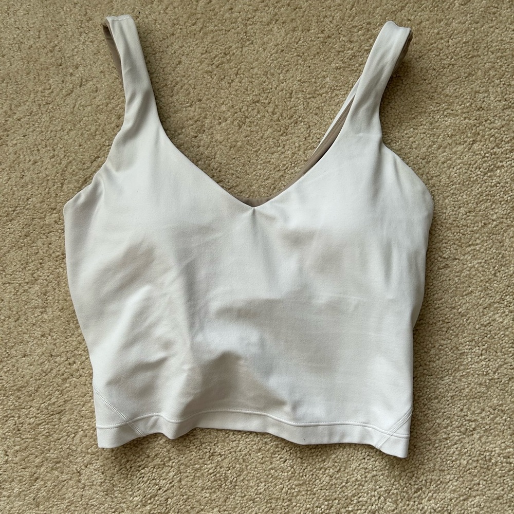 lululemon athletica Cream Tank Top